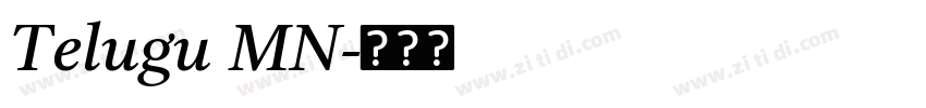 Telugu MN字体转换 Telugu MN字体转换